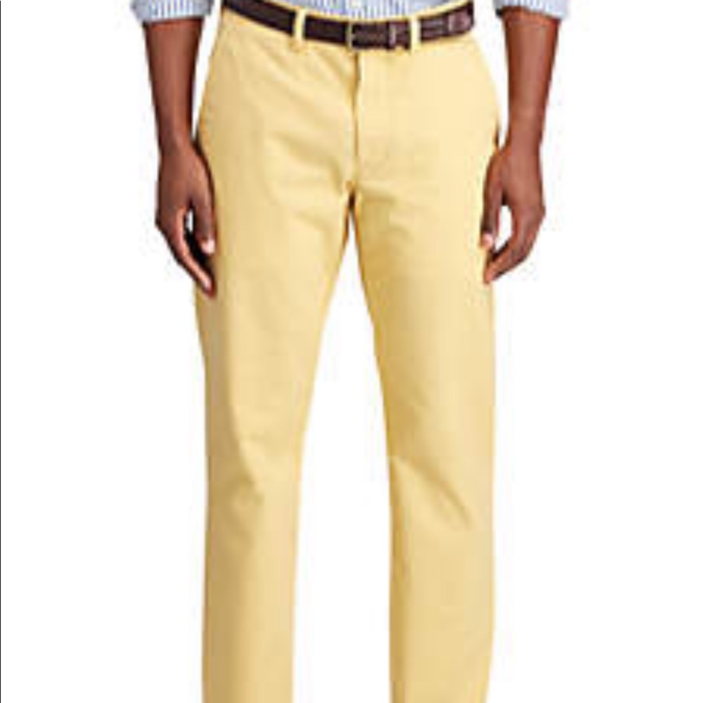 Polo Ralph Lauren ChinoPants 33W 32L PASTEL YELLOW